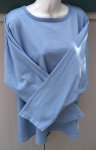 (image for) Long Sleeve Scoop Neck Blue/XXL